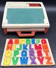 Vtg Original 1972 Fisher Price School Days Portable Play Desk 176