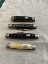 Lot Vintage Imperial Hammer Pocketknives Multiblade Made In USA Celluloid MOP