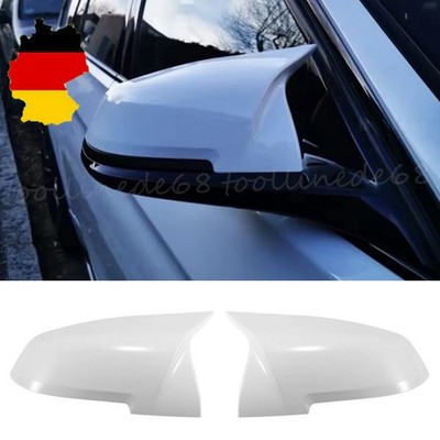 Paar M-Stil Spiegelkappen Außenspiegel Weiß Für BMW F20 F21 F30 F31 F32 F33 F36