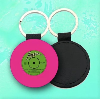 X-Ray Spex - Day The World Turned Day-Glo - Pu Leather Keyring - Free Shipping