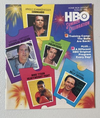 ORIGINAL Vintage HBO Summer Celebration Magazine -August 1986