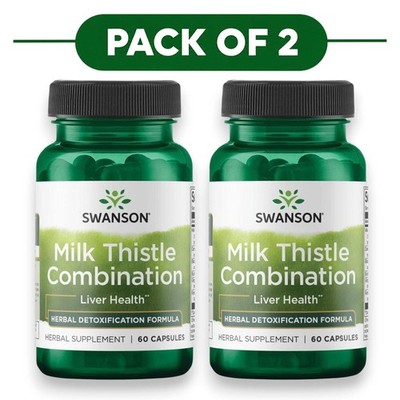 Swanson Mariendistel Kombination 175mg 60 Kapseln 2er Pack