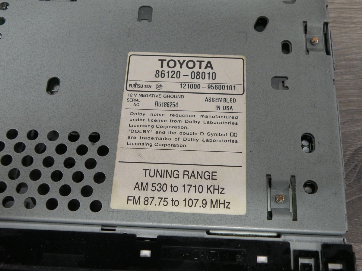 Toyota OEM Car Stereo Radio Cassette CD Player Logic Control Deck
