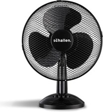 12 inch Table Fan Desk Fan 3-Speed Oscillating Tilting Head Portable Cooling Fan