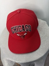 Chicago Bulls Pro Standard Snapback Hat Red NBA Licensed/3D Embroidery New B68 