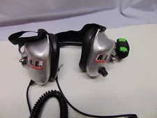 Racing Electronics Silver Headphone set works with RE Scanner adjustable