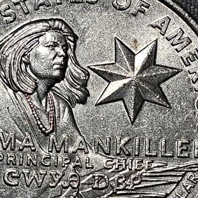 2022 QUARTER ERROR - 2022 P - “In Cod We Trust” - Wilma Mankiller