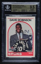2001 Fleer Platinum 15th Anniversary Reprints David Robinson #8 BGS 9.5 HOF 0q3