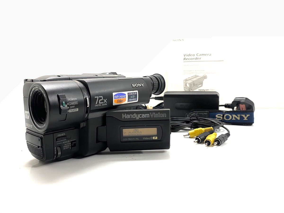 SONY CCD-TRV27E Video8 Tape Analogue Video Camera HANDYCAM