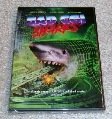 Bad CGI Sharks DVD Cult Horror BRAND NEW FACTORY SEALED
