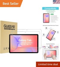 Ultimate Protection: 2 Pack 9H Tempered Glass Screen Guard for Galaxy Tab Series