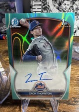 2023 Bowman Draft 1st Bowman Aqua Refractor Auto Zach Thornton #CDA-ZT🔥 /199🔥