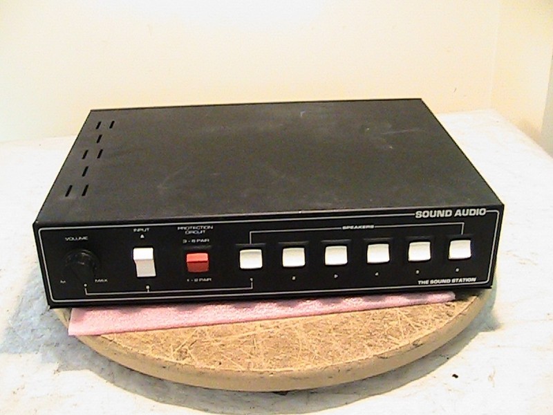 Sound Audio The Sound Station SS6VC dual amplifier speaker switch controller
