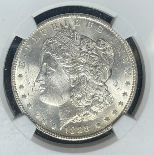 1888-O MORGAN SILVER DOLLAR~ NGC MS 63 ~BEAUTIFUL COIN~