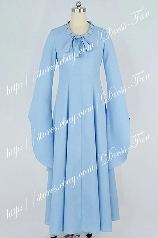 Juego de Tronos Cosplay Sansa Stark Alayne Piedra Azul Vestido Disfraz Halloween Foto 2 de 4
