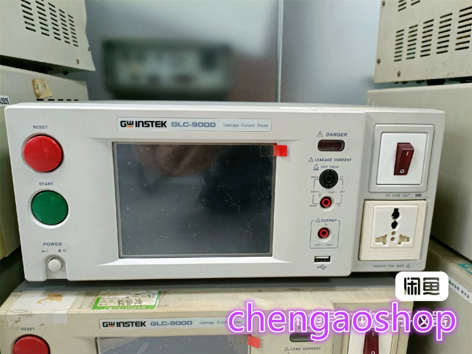 1PC USED 100% TEST GW INSTEK GLC-9000 Current Tester (DHL or Fedex) #H937CC YD
