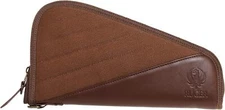 Pistol Gun Handgun Case Soft Pouch Revolver Storage Carrying Bag Padded Brown