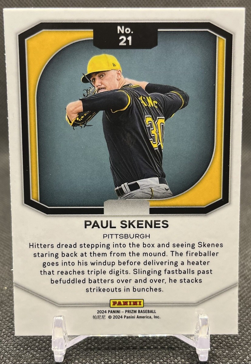 Paul Skenes ROOKIE CARD 2024 Wild Card Pittsburgh Pirates RARE #d