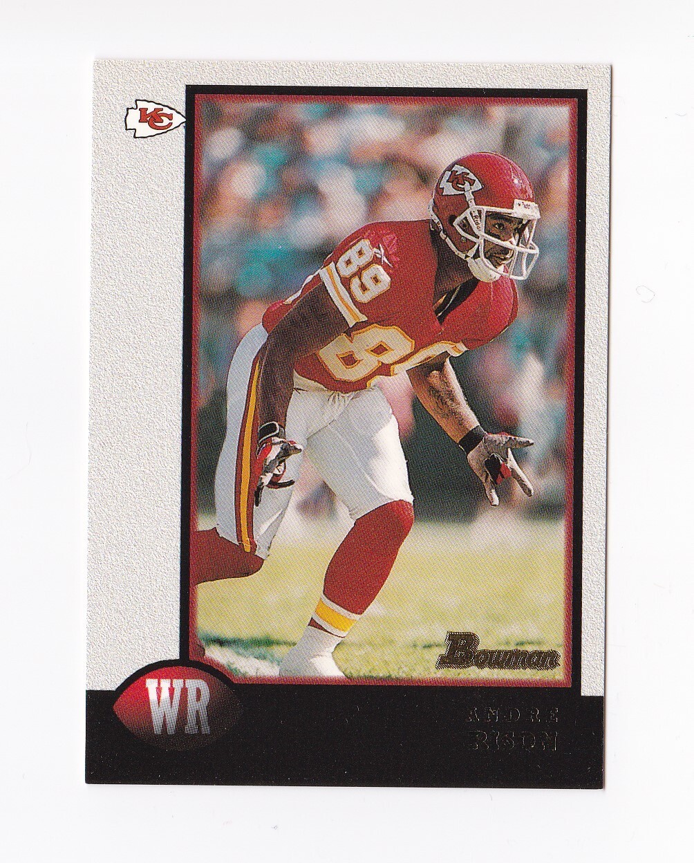 1998 Bowman #102 Andre Rison Kansas City Chiefs Michigan State