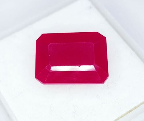 Loose Gemstone 9.02 Ct Natural Red Ruby Certified Madagascar Ruby Gems - Picture 1 of 8