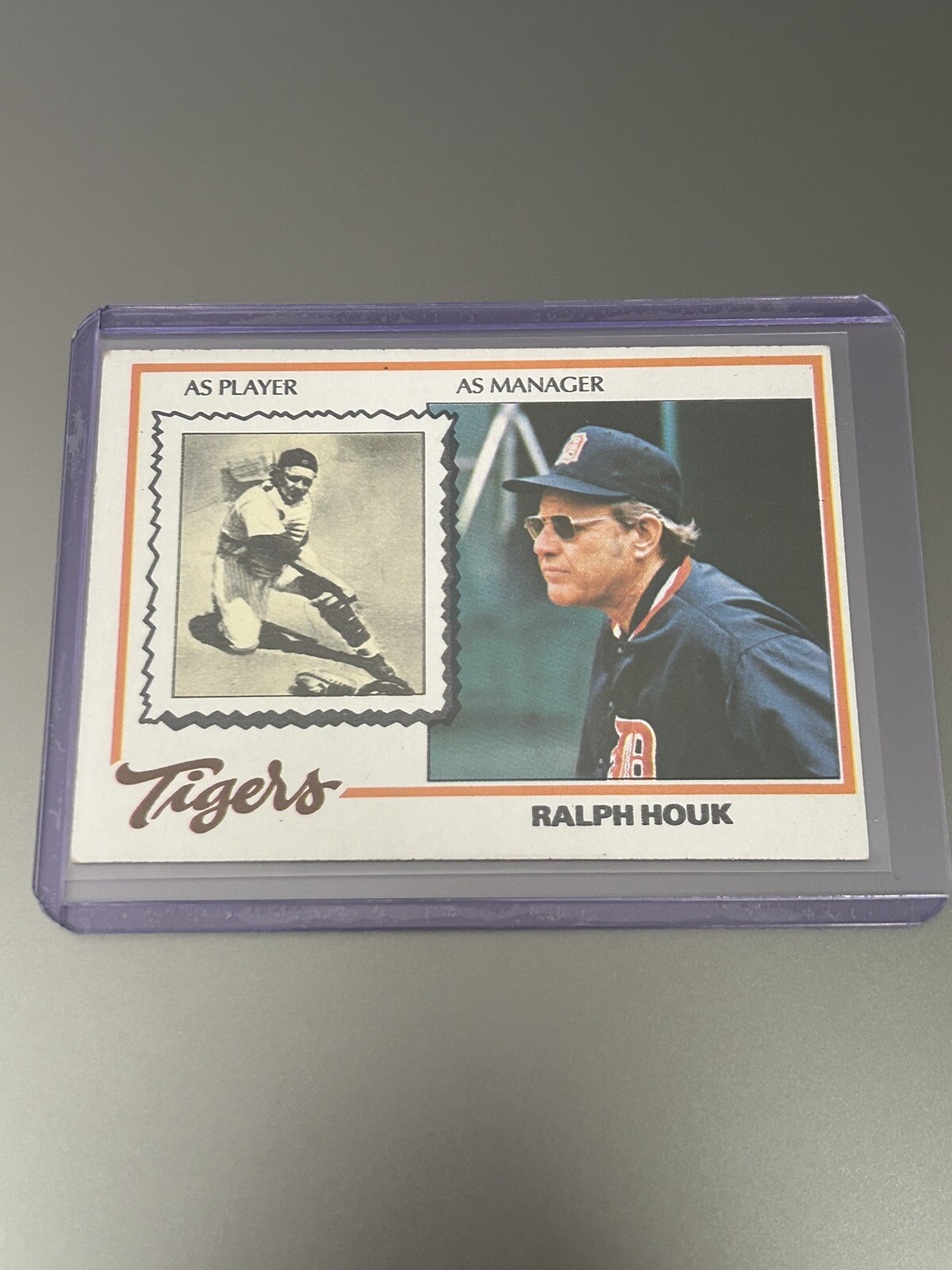 1978 TOPPS Ralph Houk Detroit Tigers As Player As Manager #684