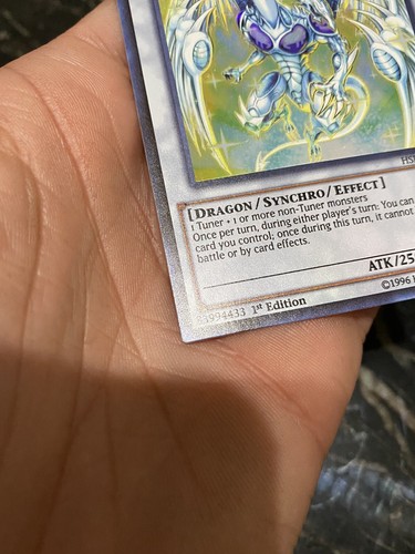 Stardust Spark Dragon (HSRD-EN043) - NM Super Rare First ed. Yugioh - Picture 5 of 8