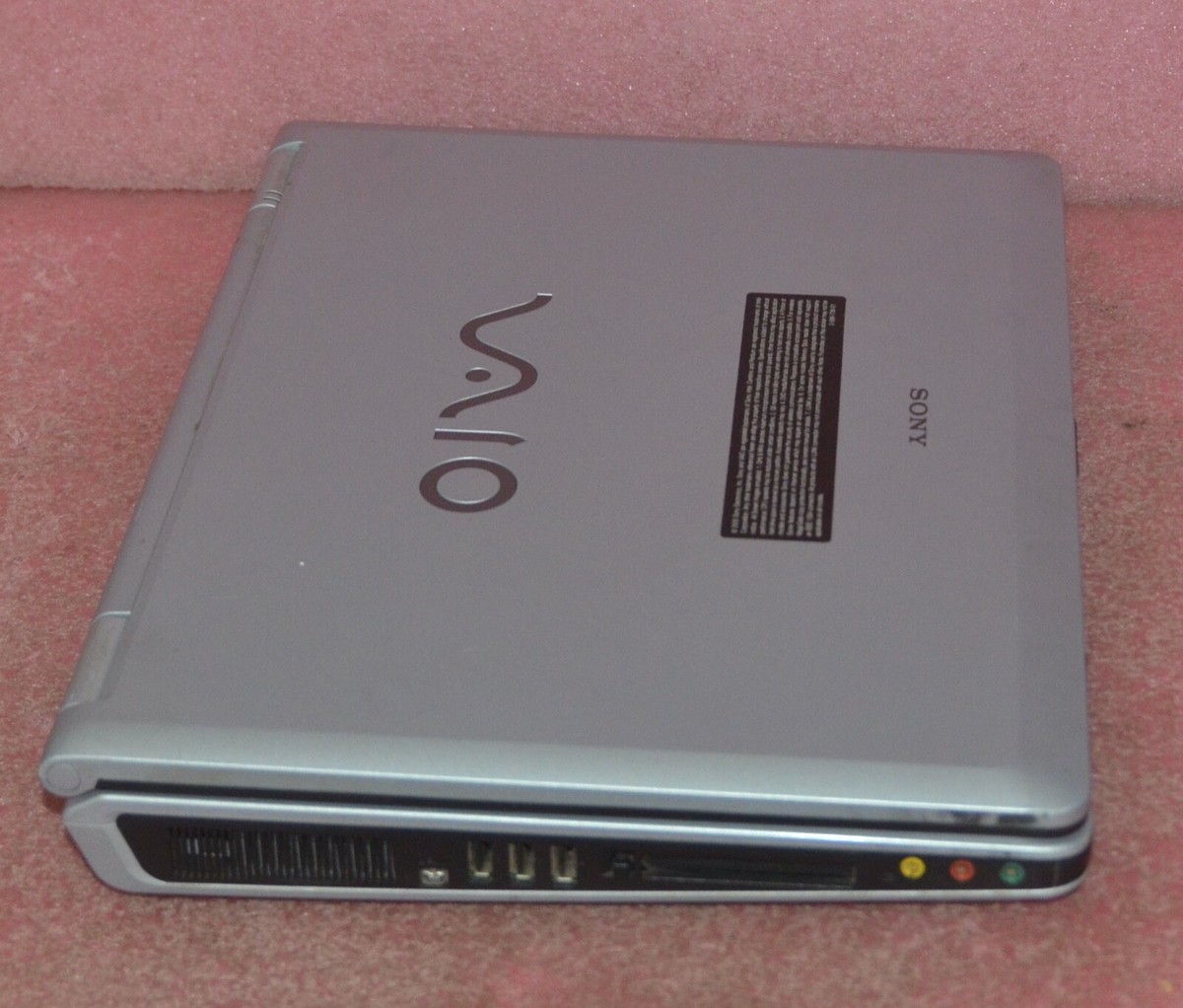 Vintage Sony PCG-K45 Vaio Laptop_Pentium 4 CPU @ 3.20 GHz_448MB