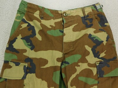 Vintage 90s US Army Woodland Camouflage Cargo Pants Size S