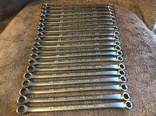 1—Proto USA 1120L… 3/8” x 5/16” Double Box End Wrench ….7-3/8” long