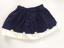 Gymboree FLOWER SHOWERS Line Adorable Navy Skirt With Daisies NWOT Size 2T