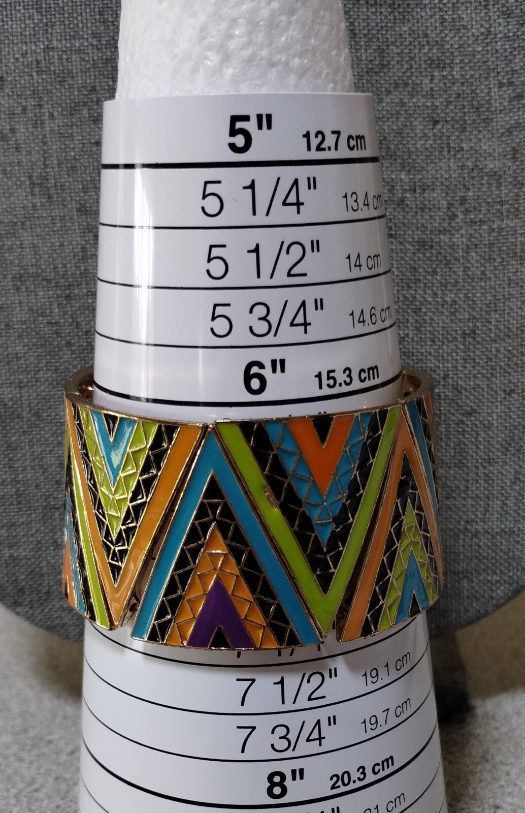 Summertime Fun V-Shaped Multi-Colored Stretch Cuf… - image 4