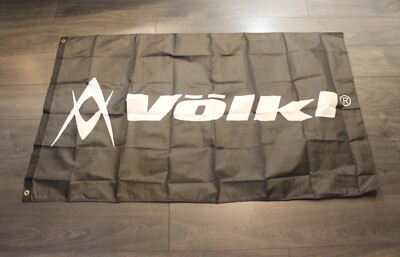 Volkl Banner Flag Skis Snowboard Ski Team Mountain Outfitter Store Shop Lodge