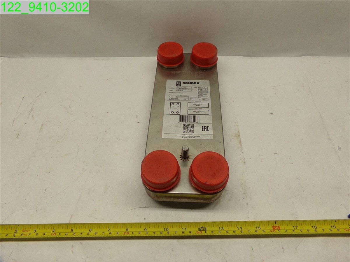 SONDEX HEAT EXCHANGER TYPE SL34TL-10-JJ , 30 BAR | eBay