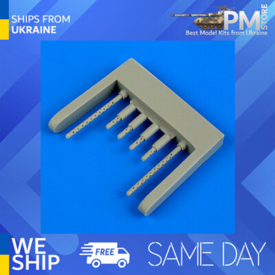 Quickboost 48682 1/48 A-36a Apache Gun Barrels For Italeri Accessories Kit