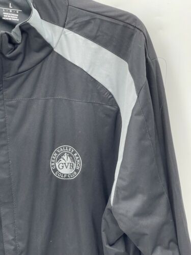 Green Valley Ranch Golf Club Antigua Jacket Mens Large Black Zip Up Long Sleeve - Picture 3 of 7