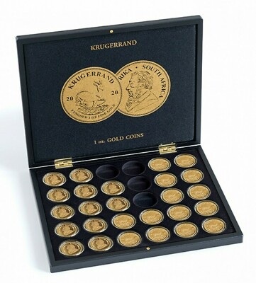 MÜNZKASSETTE FÜR 30 KRÜGERRAND GOLDMÜNZEN FÜR JE 1 OZ. IN KAPSELN  NEU - OVP >