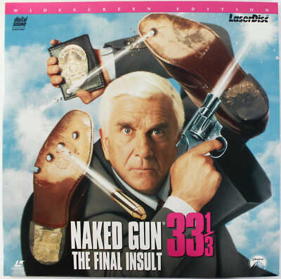 Naked Gun 33 1/3: The Final Insult stars Leslie Nielsen, 1994 Comedy