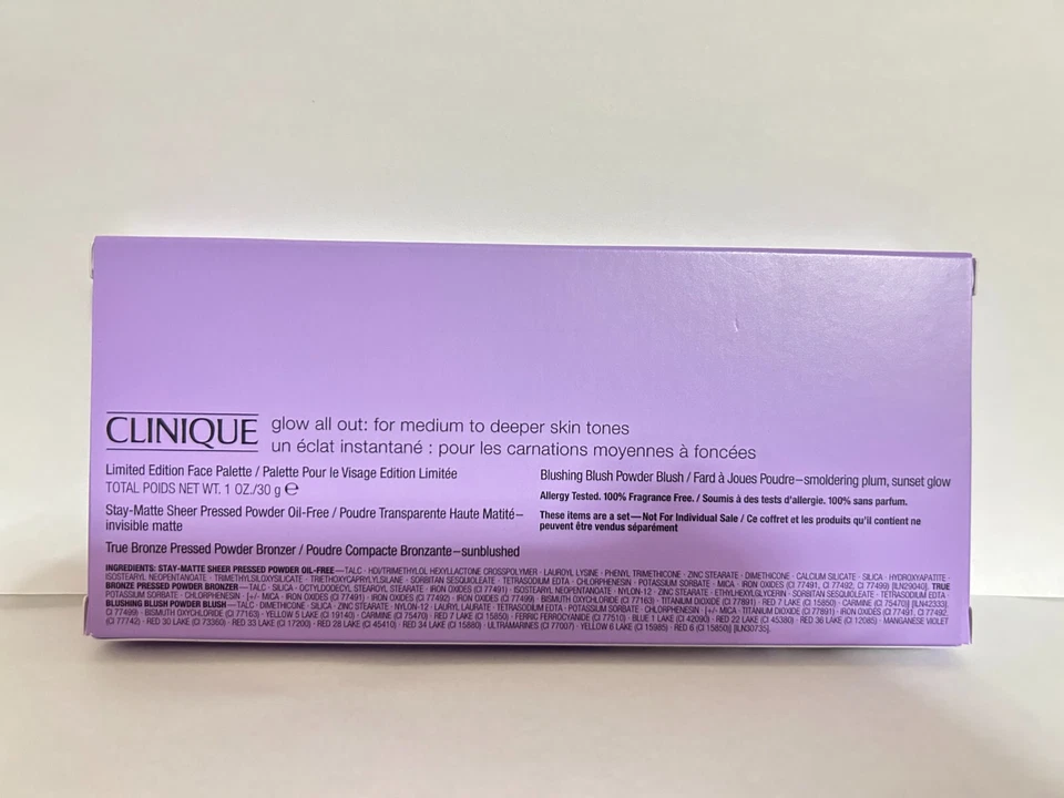 Clinique Glow All Out Palette For Medium to Deeper Skin Tones Authentic NIB - Image 3 of 3
