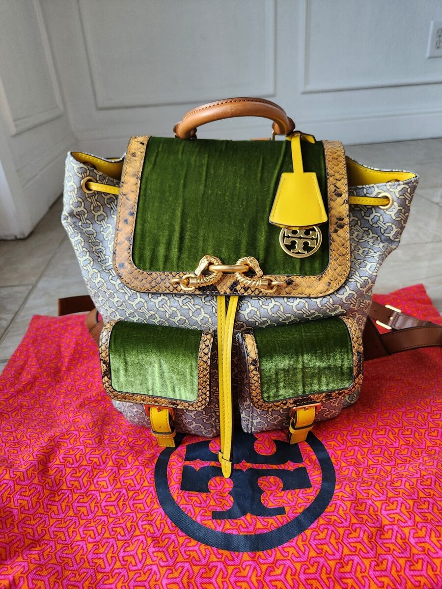 TORY BURCH Jessa Gemini Link Backpack Bag, $798. A Runway TORY BURCH Jessa Gemini Link Backpack Bag, $798. A Runway