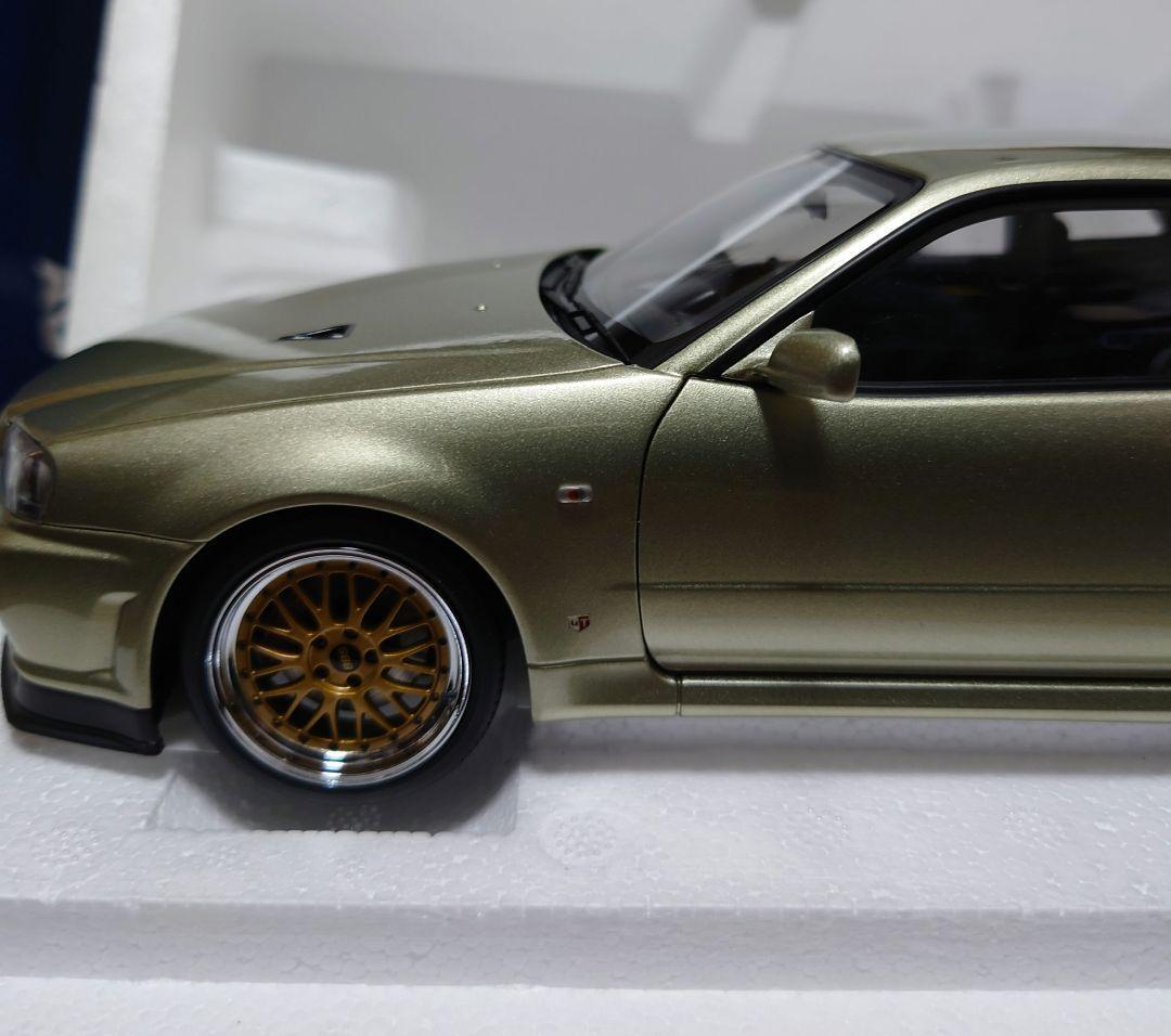 AUTOart 1/18 Nissan Skyline GT-R R34 V Spec II Nur BBS LM