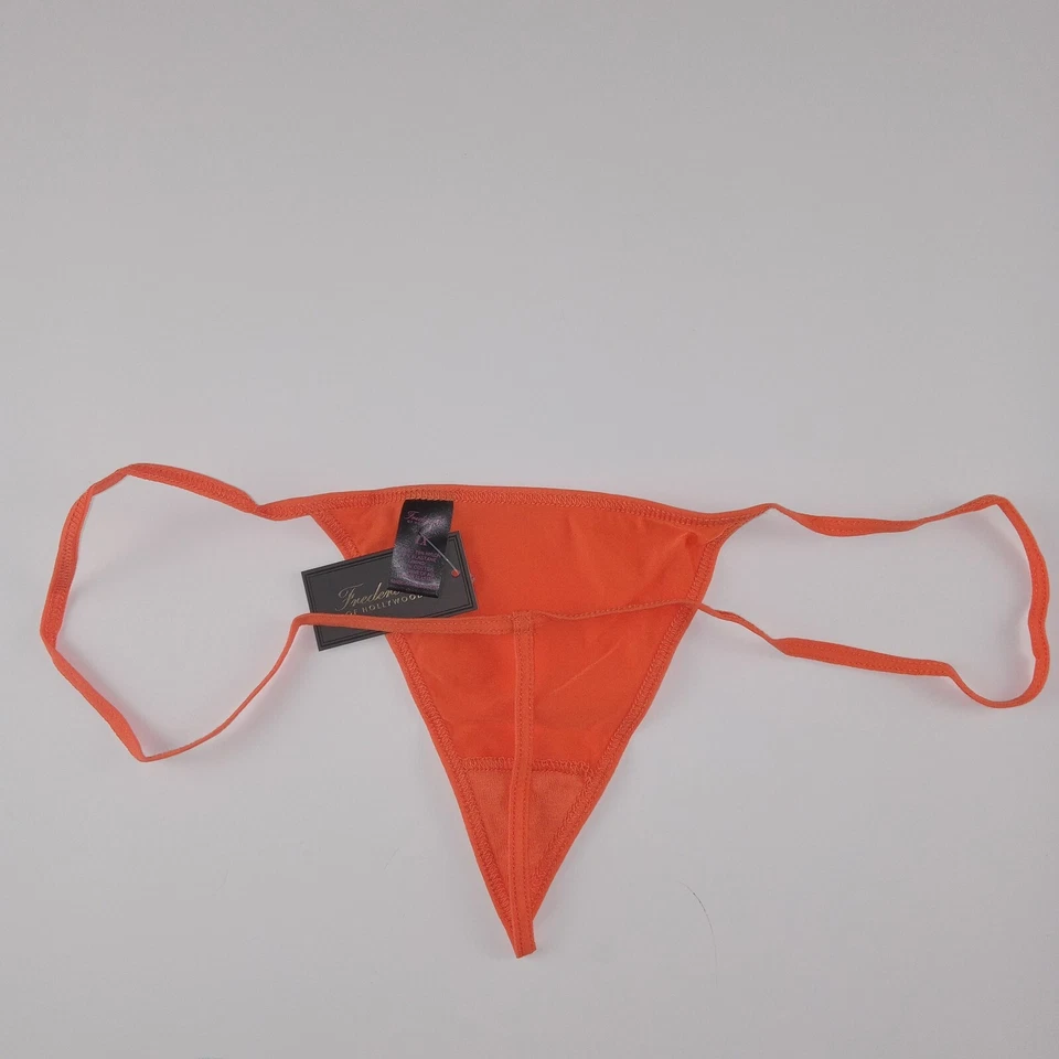 Paquete de 2 bragas Frederick's Of Hollywood para mujer talla 1X naranja leopardo Foto 3 de 4