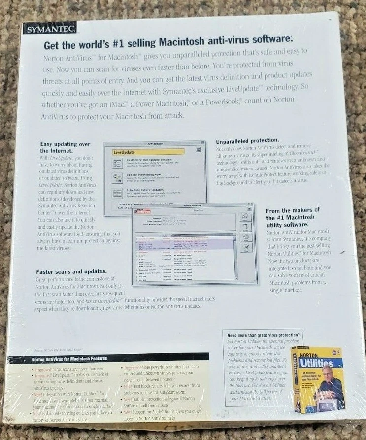 Sealed Norton Antivirus for Mac 2000 (FC12-1-G818) - Image 2 of 4