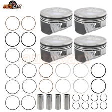 Engine Piston w/ Rings Set For 2015-2018 Hyundai Santa Fe Sport 2.4L 23410-25201