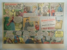 Phillip Morris Cigarette Ad: "Photographer" 1940's Size: 11 x 15 inches