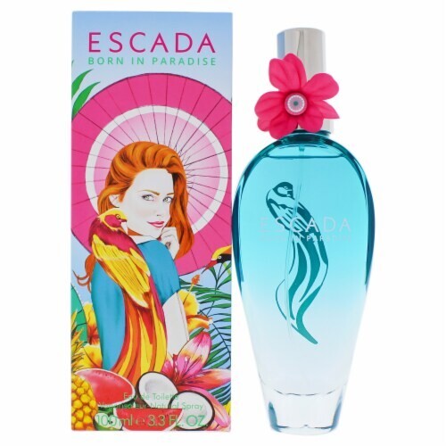 Escada Born In Paradise For Women 3.3 oz Eau de Toilette Spray New