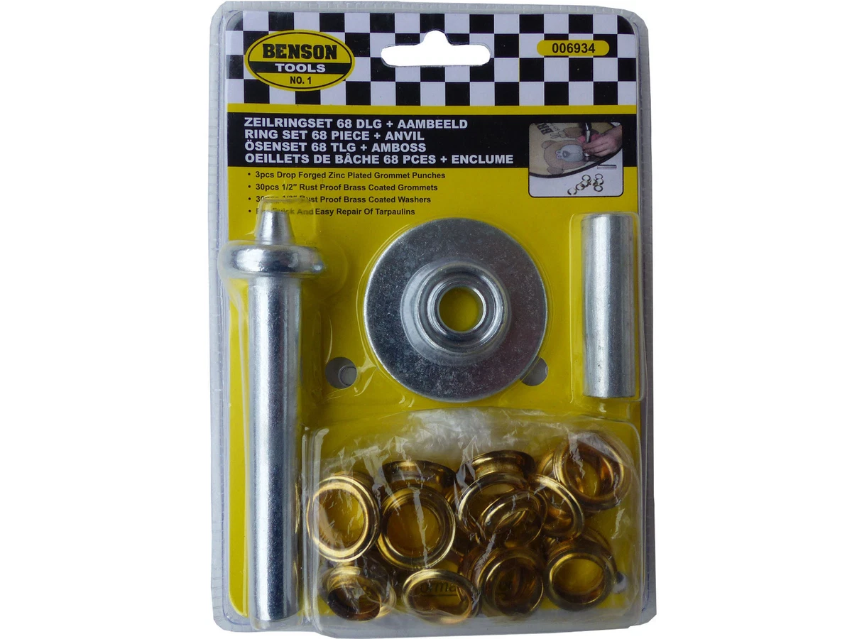 Vernickelte Messingösen Satz ESVO Ösen 16 Mm Vernickelt, 50 Stück Ösen Rundösen Messing Vernickelt 16mm