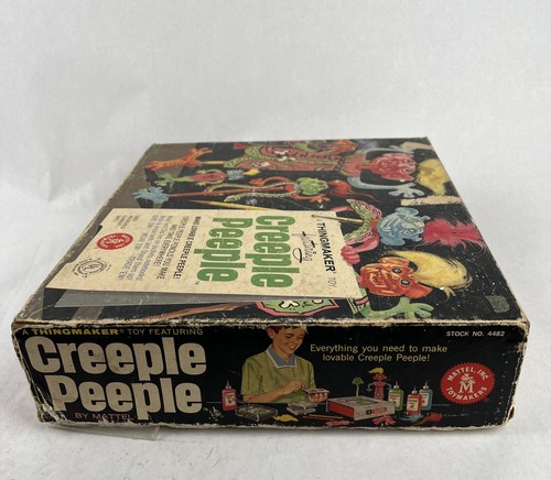 Creeple Peeple Mattel Vintage 1960's Creepy People THINGMAKER in Original Box - Picture 5 of 8