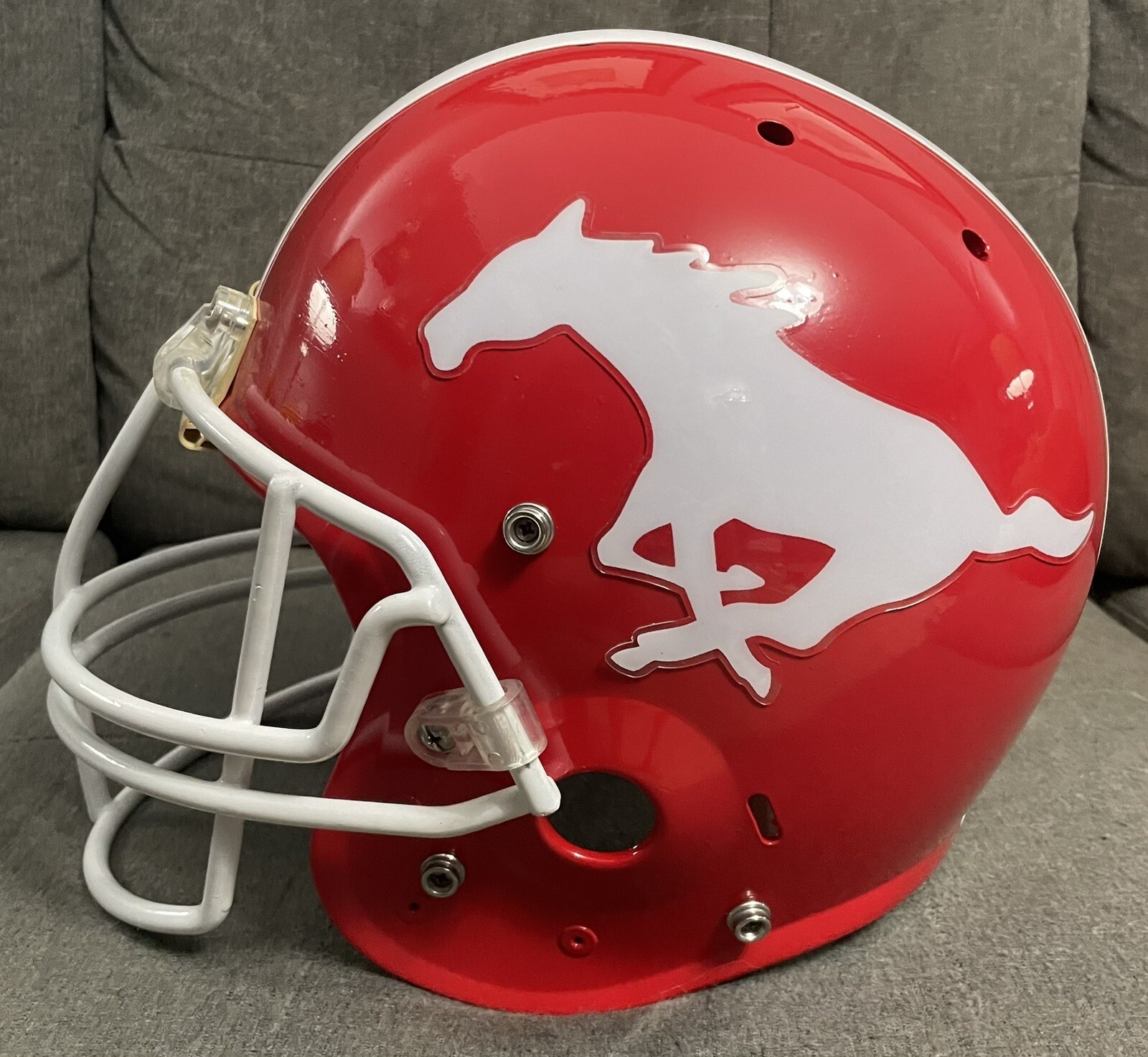 Calgary Stampeders CFL Retro Replica Full Size Schutt Football Helmet