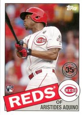 ARISTIDES AQUINO 2020 Topps 1985 35th ANNIVERSARY ROOKIE RC #85-38 Reds