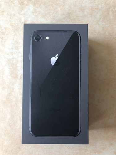 Apple iPhone 8 - 64GB - Space Gray BOX - LITERATURE - STICKERS ONLY * NO PHONE - Zdjęcie 2 z 8
